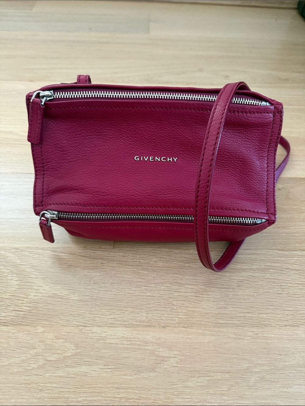Givenchy Mini Pandora in Rasberry  Leather